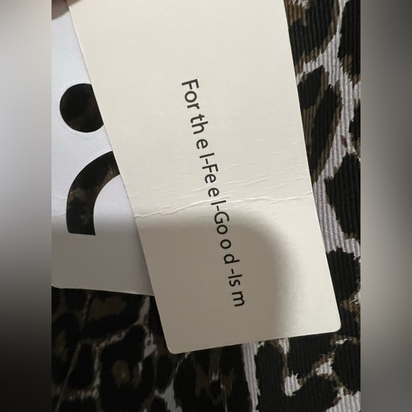 Commense Leopard Denim Split Skirt - Picture 3 of 4